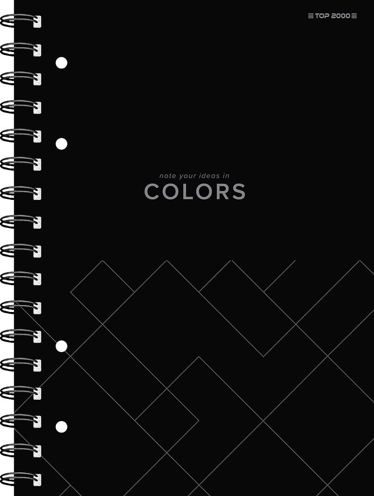 Kołozeszyt A5/80K 70G kratka Top Colors Hamelin